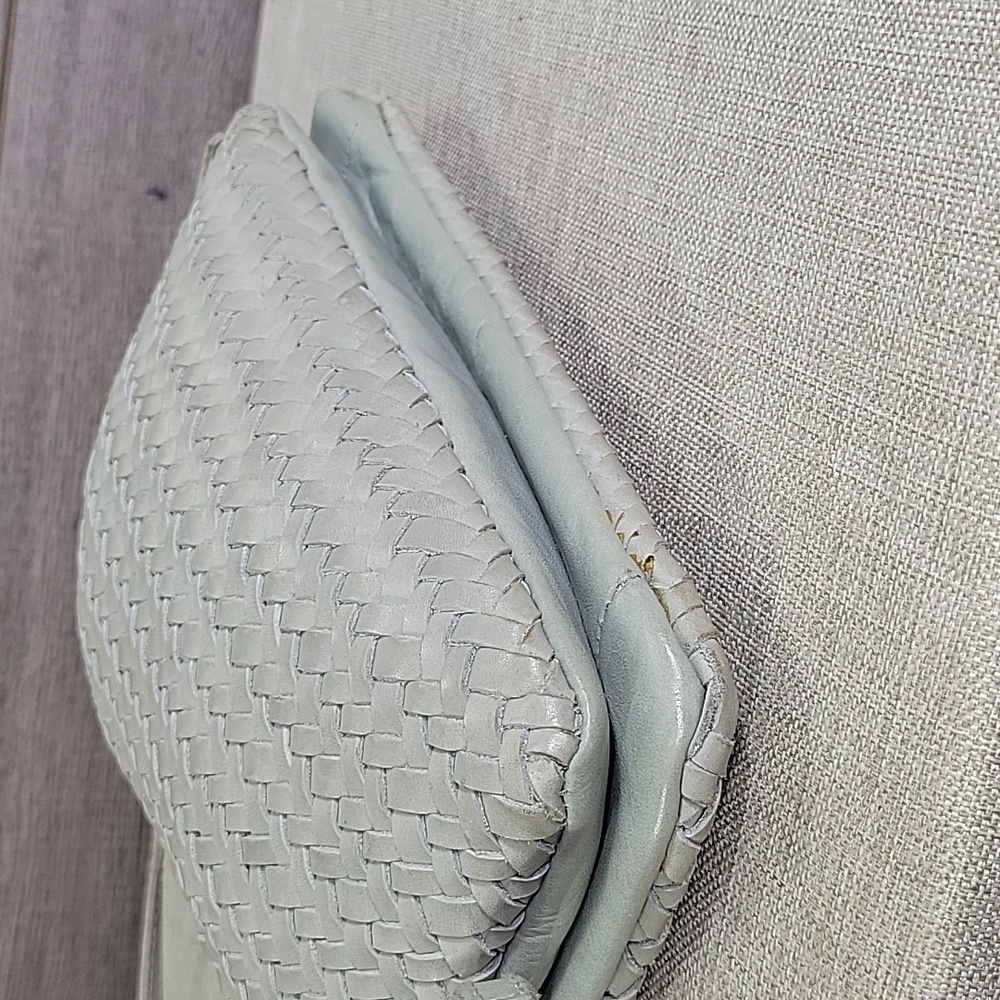 Madewell Woven Gray Leather Crossbody Bag - Picture 6 of 11